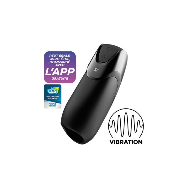 Masturbateur connecté vibrant USB Men Vibration + Satisfyer 